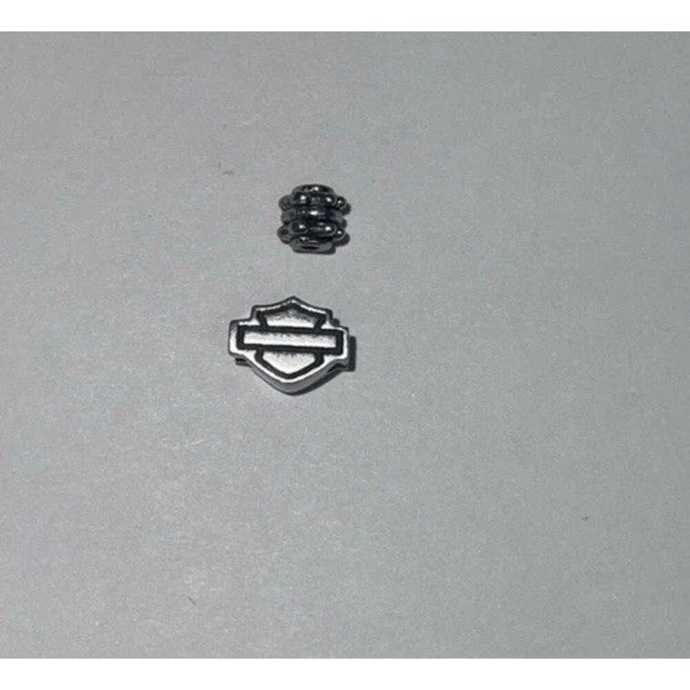 Harley Davidson Bar & Shield Slider Charm Necklace Bracelet 0.4 in x 0.25 in